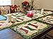 Tache Green Holiday Christmas Hang My Stockings by The Fireplace Decorative Festive Tapestry Woven Table Runners, 13 x 72