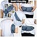 EOTW Waist Pocket Travel Pouch Sports Phone Holder Travel Pocket Fanny Pack Running Belt Waist Pack Money Belt Pocket For iPhone 6 6S Plus 5S, Galaxy S4 S5 S6 S7 Edge, Note 5 4 3, LG G3 G4 G5-Blue