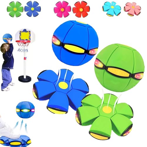 znvwki Children's Bouncing Ball Magic Meta Ball, Magic Bouncing Balls, 2Pcs-B, 3 Lights