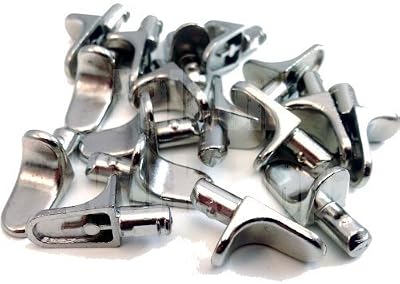 Falcon Workshop Supplies 12 Pack M5 Shelf Support Pins Nickel Finish