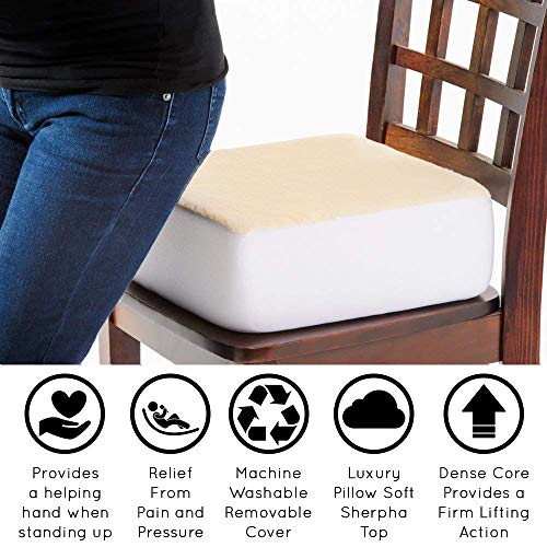 image for Active Care CAREACTIVE Rise with Ease Seat Cushion - Thick Firm Chair 