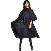Betty Dain Classique Cutting/Styling Cape, Lightweight Fabric, Water-Resistant, Machine Washable Nylon, Snap Closure