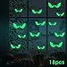 Luminous Sticker, Proboths Creative Removable Luminous Fluorescent Sticker Glow in Dark Decal for Halloween Home Wall Window Decoration Peeping Eyes