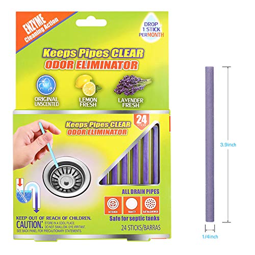 Blingbrione Drain Cleaner Stick Eliminate Sink Odors Prevent Drains