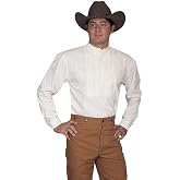 Scully Rangewear Men's Rangewear Pleated Inset Bib Shirt Big And Tall - Rw218x-Lgr
