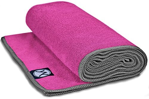 Youphoria Hot Yoga Towel - Non-Slip Yoga Mat Towel - Perfect Microfiber Towel for Yoga and Pilates - 24 x 72