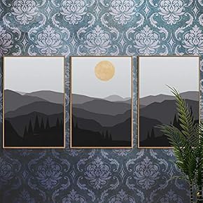 3 Piece Framed Canvas Wall Art for Living Room, Bedroom Nordic Style Theme Canvas Prints for Home Decoration Ready to Hang - 16"x24"x3 Panels