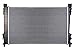 Prime Choice Auto Parts RK881 Aluminum Radiator