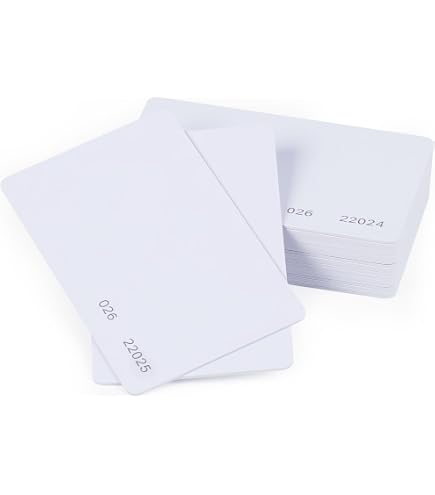 Amazon.com: 100 pcs 26 Bit Proximity CR80 Cards Weigand Prox Blank