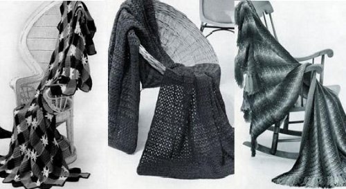 Livro Clássico Vintage malha padrões afegão