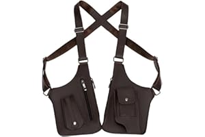 liucocotos Double Shoulder Armpit Bag 2025 New Tactical Shoulder Bag for Men Multi-pocket Outdoor Anti-Theft Tactical Bag(Brown)