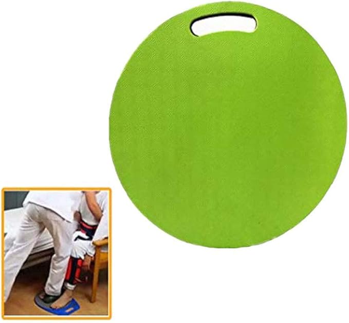 Transfer Pivot Disc with Handle, Patient Mobility Aid with 360 Degree Rotation, Change in