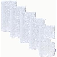 5 PCS Steam Mop Pads Replacement for Shark, Mop Pads Washable Microfiber Compatible with for Shark S3500 Series S3501 S3601 S