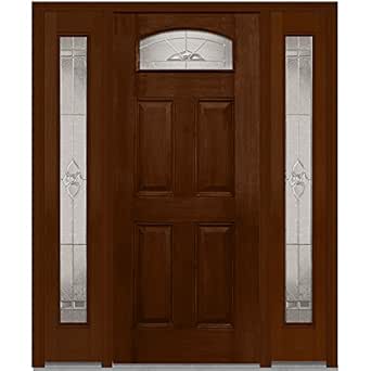 Empresa nacional de puerta puerta de entrada con 30,5 cm sidelites, 1/4