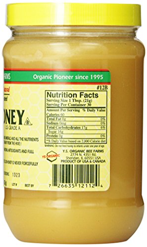 Y.S. Eco Bee Farms Raw Honey - 22 oz (4 Pack) - Image 3