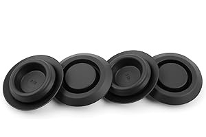 SALIOR 4PCS Round Car Floor Drain Plug,Rubber Plugs OEM 55177482AA for Water&Dust Resistant,Professional Car Accessories Compatible with Jeep Grand Cherokee Wrangler Dodge Caliber Durango