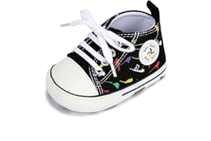 BEIDI Baby Girl Boy Shoes 0-18 Months,Infant Unique Essentials Gifts,Unisex Newborn Doll Slip-on Soft Sole High-top Frist Walking Sneakers
