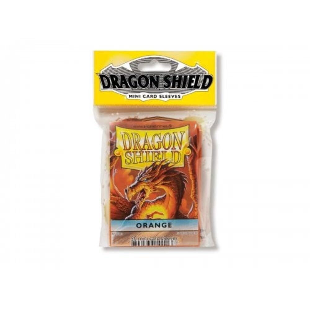 Dragon Shield Sleeves Pack (50 Sleeves, Small, Orange), AT-10113-R