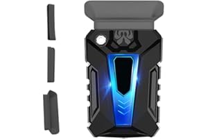 Wooswen Mini Portable Laptop Cooler USB Air Cooler External Extractor Cooling Fan Laptop USB Silent Side Suction Radiator Gla