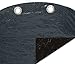 Buffalo Blizzard 28 ft Round Pool Cover | Deluxe Above Ground Pool Cover | Blue/Black Reversible Heavy Duty Winter Pool Cover | Cold and UV Resistant | Shields Pools from Seasonal Debris