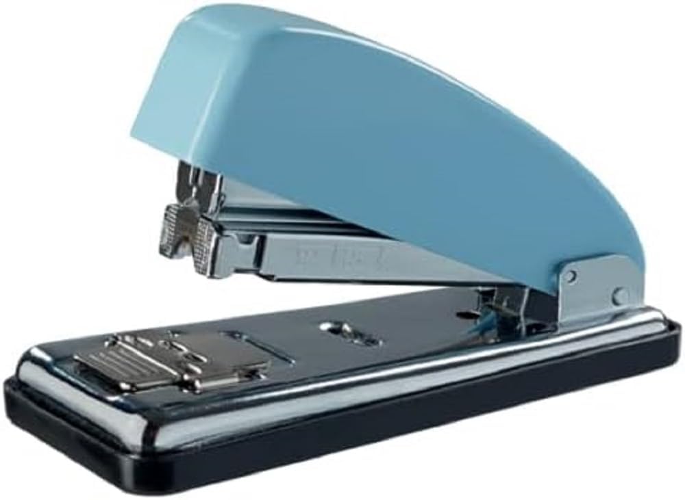 Petrus Retro 226 – Classic Metal Office Stapler, Blue