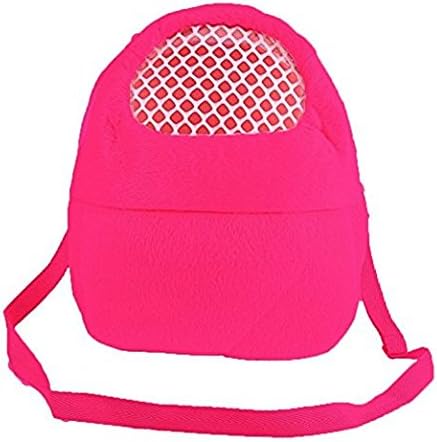 Miraculous Joy Pet Carrier Bag Portable Breathable Outgoing Bag/ Travel Handbag for Small pets like Hedgehog and Squirrel (L, Rose)