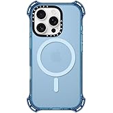 CASETiFY Bounce Case for iPhone 16 Pro [Shockproof / 21.3 ft. 6X Military Grade Drop Protection/Compatible with Magsafe] - Baby Blue
