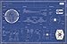 POSTER STOP ONLINE Star Wars - Movie Poster Set (Imperial Fleet & Rebel Alliance Fleet Blueprints/Schematics - Horizontal) (Size 36