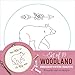 Woodland Embroidery Pattern Transfers (set of 10 hoop designs!) by 