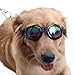 NACOCO Pet Glasses Dog Sunglasses Dog Glasses Golden Retriever Samoyed Sunglasses Goggles Big Dog Sunglasses (Black)