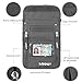 Neck Wallet Travel Pouch RFID Blocking, Money Credit Card Passport Holder with Neck Strap, Anti-Theft Security Traveling Pouch for Women, Men, Kids, Waterproof (Grey)