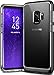 Caseology Skyfall for Galaxy S9 Case (2018) - Clear Back & Slim Fit - Black