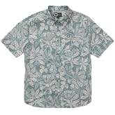Salty Crew Men's Drifter UV Button-Up Sunshirt &ndash; UPF 50+, Moisture-Wicking, Lightweight Fishing Shirt