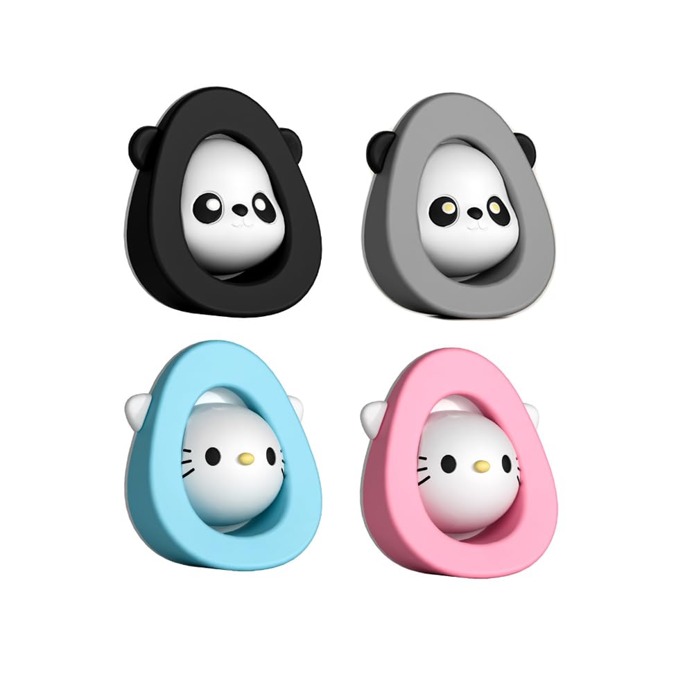 ARFUKA Door Stoppers 2-in-1 Door Stops Silicone Door Stoppers Wall Protector Cute Decorative Door Stops for Home and Office Pack of 4