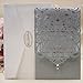 PONATIA 25PCS Lacer Cut Invitations Cards with Rhinestone Hollow Flora Favors For Wedding Bridal Shower Invitation Baby Shower Engagement Birthday Invitation Graduation (Sliver Grey)