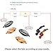 2 Pcs 3.7 inch Banana Hair Clips ONCIDIUM Lady Resin Fishtail Clip Comb Headdress Fish Shape Grips Clamp (Black&Coffee)