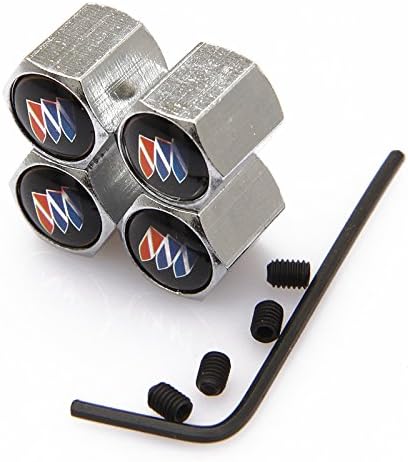 CzlpV Anti-theft Metal Car Wheel Tyre Tire Stem Air Valve Cap For Buick