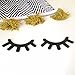 Ehonestbuy Cute Wooden Eyelash Sleepy Eyes Wall Decor Art Replaces Wall Stickers Modern Nursery Bedroom Decoration for Boys Girls and Kids Rooms (1 Pair) (Black)