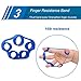 Hand Grip Strengthener, 5 Pack Grip Strength Trainer Grips Workout Kit - Adjustable Hand Non-Slip Gripper 22-88lbs, Finger Strengthener/Stretcher, Hand Grip Exercise Ring, Stress Relief Ball
