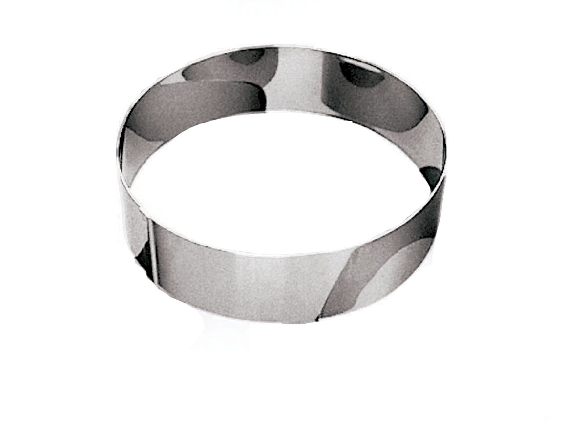 Gobel - Stainless Steel Pastry Ring Ø 26 cm - Stainless Steel Vacherin Ring - Height 6 cm - Quick and Perfect Release - Superior Quality - Made in France