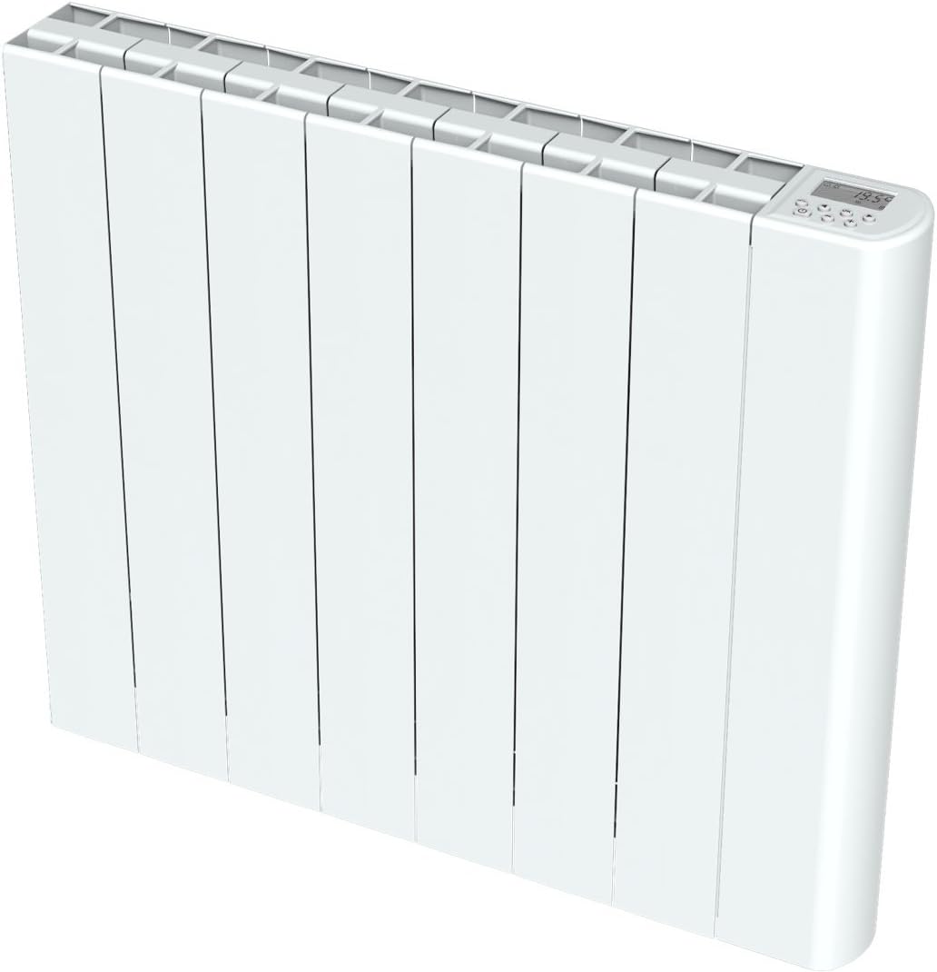 Cayenne NELIA15 NELIA - Radiador de inercia, 1500 W, color blanco brillante