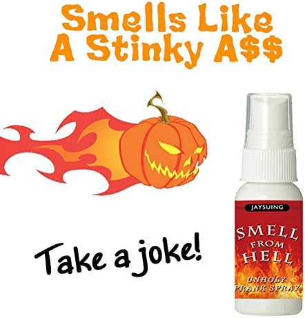 Likense Novelty Stinky Prank Fart Liquid Animal Rancid Smell Toxic Stink Bomb Prank Joke Spray Nasty Smelling Spray Funny Toy Halloween April Fools Day Props Gags Practical Jokes 30ml / 1oz