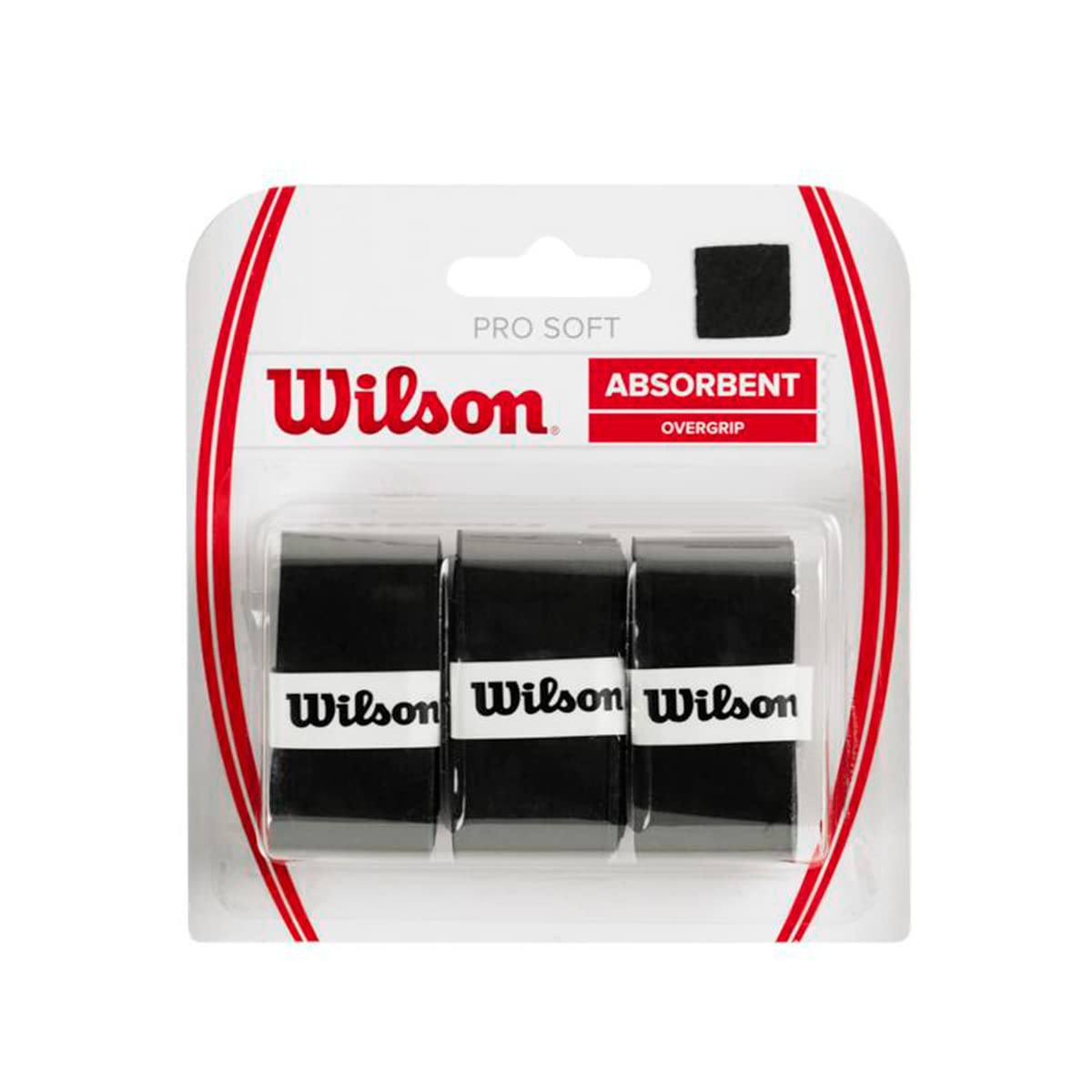 Wilson Pro Soft Overgrip Belt - Black, One Size