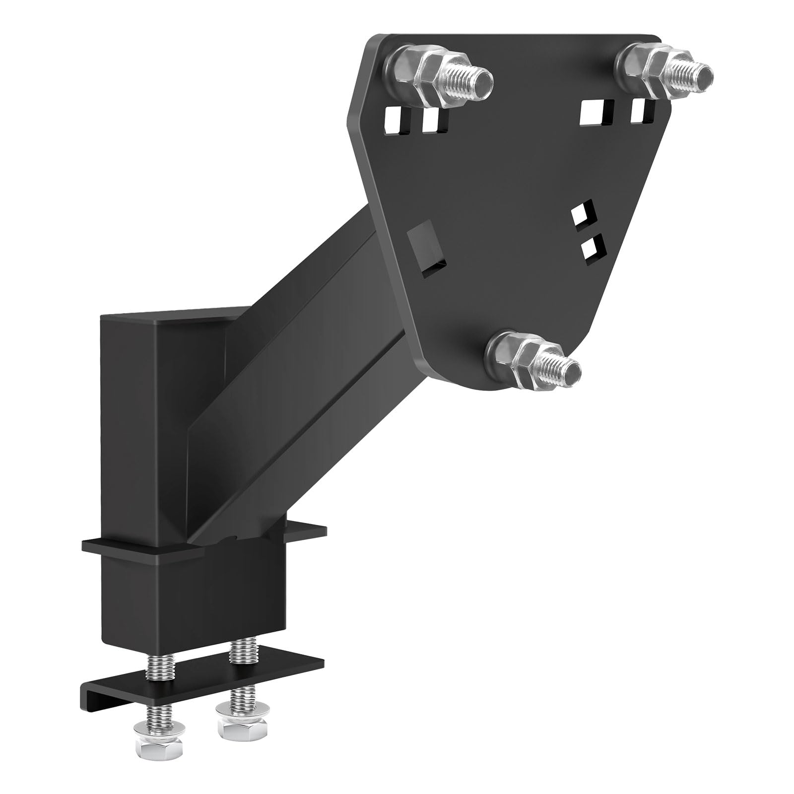 Photo 1 of Lusheer Stake Pocket Spare Tire Carrier Mount,Trailer Spare Tire Mount,Fits Most 4 & 5 & 6 & 8 Lugs Wheels on 4",4.25", 4.5'', 4.75'', 5", 5.5",6" or 6.5" Bolt Patterns,Heavy Duty Powder Coat