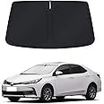 Car Sun Shade for 2014-2019 Toyota Corolla Accessories Windshield Sunshade Cover Front Window Shade Custom Fit Corolla Sun Visor Protector Foldable Blocks UV Rays