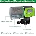 PETRIP Automatic Fish Feeder Programmable Moisture-Proof Electric Auto Fish Food for Aquarium Fish Tank Timer Accessories Beta Fish Food Vacation Feeders & Weekend Turtle Food Dispenser