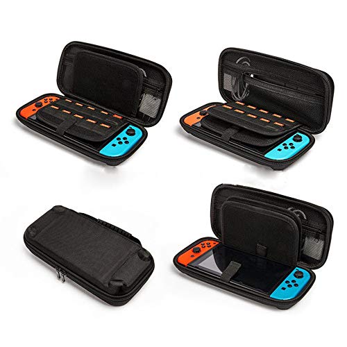 ZGWJ Carrying Case for Nintendo Switch - Travel Carry Case Accessories, 20 Game Card Holders,Shockproof Travel Case Bag