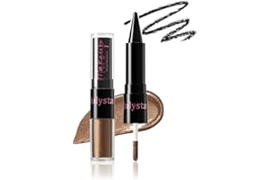UOCK Dual-Ended Eyeshadow + Eyeliner - metallic liquid eyeshadow, gel eyeliner stick and glitter eyeshadow eye makeup set (04#)
