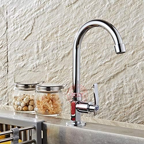 Modern Traditional Kitchen Sink Mixer Tap 360°Kitchen Taps Home Kitchen Water Tap Black Taps Kitchen single cold faucet sink laundry pool wall-mounted sink basin copper ceramic core vertical faucet