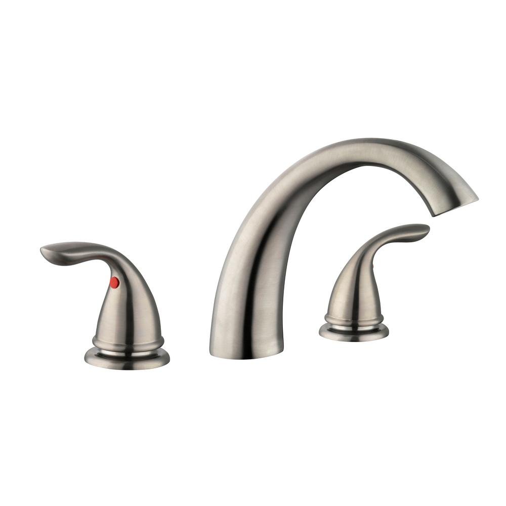 Glacier Bay Roman Tub Faucet With Pull Out Sprayer Amazon Co Uk
